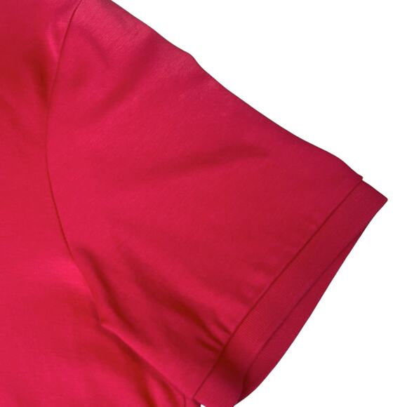 Polo Ralph Lauren Berry Red Short Sleeve Pima Soft Touch Cotton Polo Shirt - Picture 7 of 9